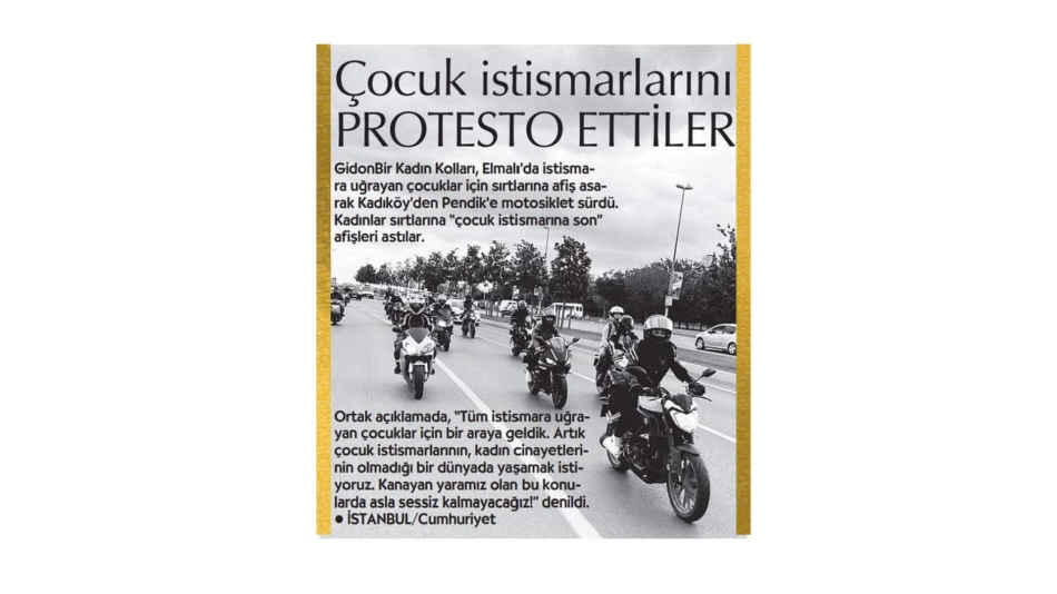 Cumhuriyet Gazetesinde Elmalı Etkinliğimiz